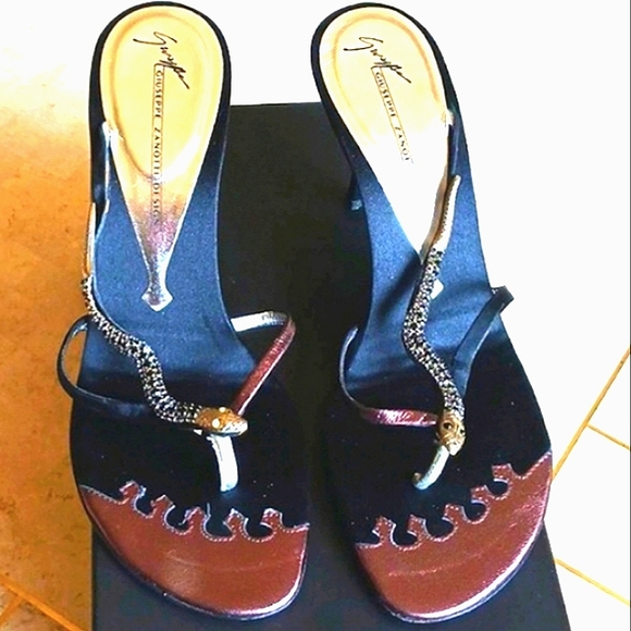 Giuseppe Zanotti Shoes - Vintage Giuseppe Zanotti Design womens serpent sandals sz 38/ u.s. sz 8